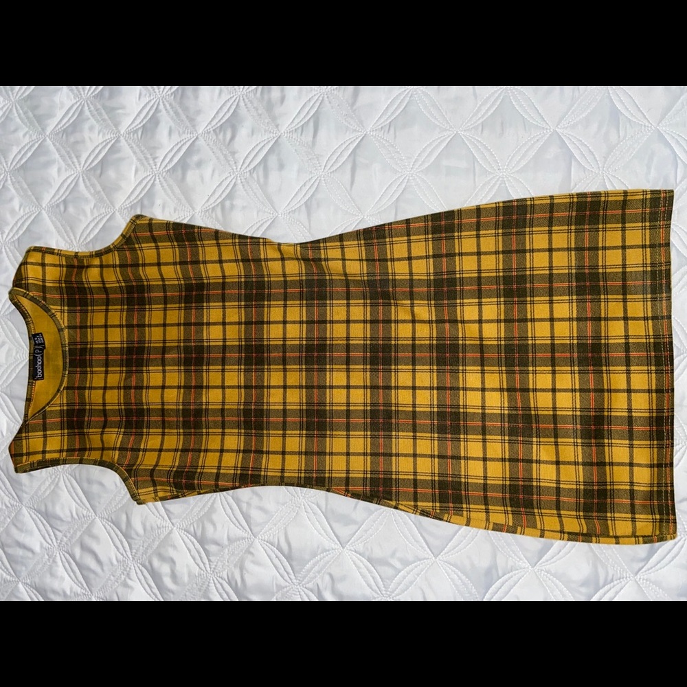 Boohoo plaid dress